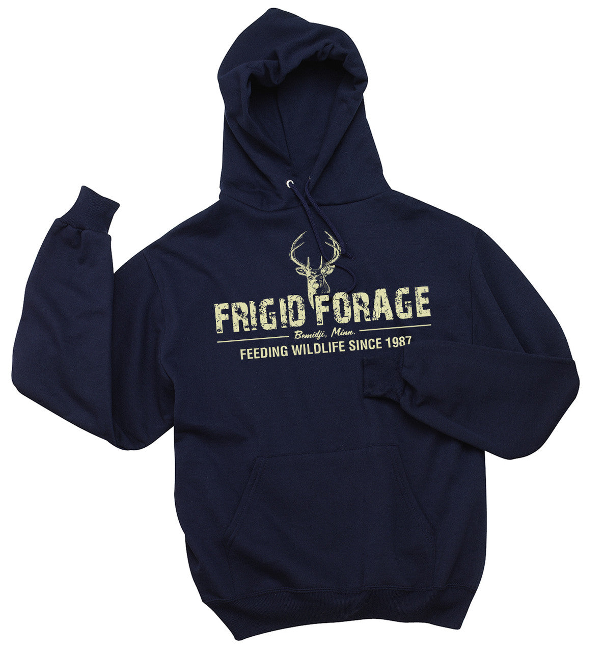 Frigid Forage Hooded Sweatshirts (Navy)